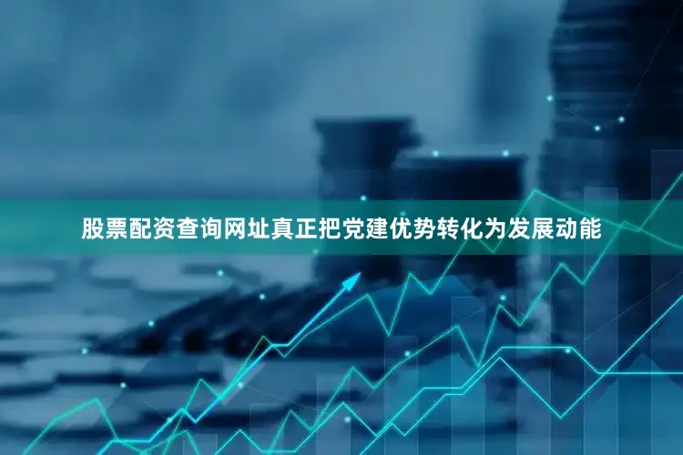 股票配资查询网址真正把党建优势转化为发展动能